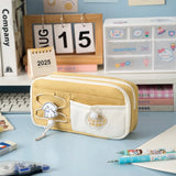 High Quality Nine Layer Pen Bag Large Capacity Multifunctional Pencil Case Dirt-proof Stationery Organizer Students