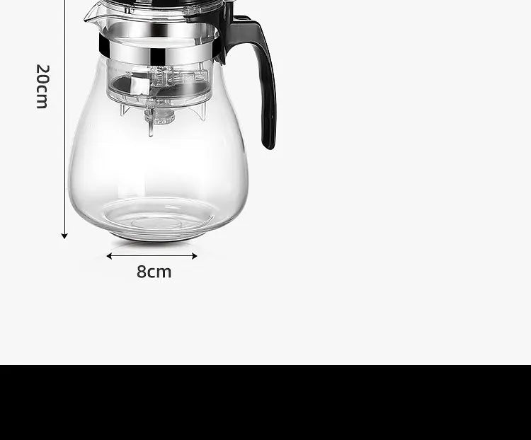 Tea cups, tea separation filters, tea brewers, household glass tea sets, cup sets, elegant cups, teapots