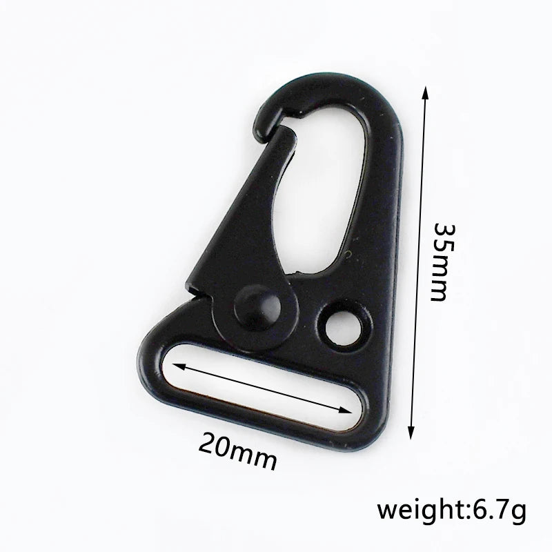 5/10Pcs 20/25/32/38mm Metal Buckle Bag Strap Lobster Clasp Backpack Webbing Dog Collar Trigger Snap Hook DIY Hardware Accessory