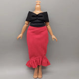 Kids Fancy 28CM 11In High School Doll Clothes Accessories DIY Clothing Trousers Yoga Set For Dolls Girls Birthday Gift