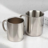 Travel Tumbler Jug Children's Milk Tea Cups Office Water Mug Double Wall 304 Stainless Steel Coffee Mug Without Lid Portable Cup