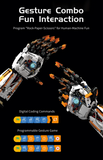 1628PCS DIY Robotic Arm Building Set - Programmable Motorized Bionic Model, STEM Engineering Gift for Kids & Teens Ages 8-14