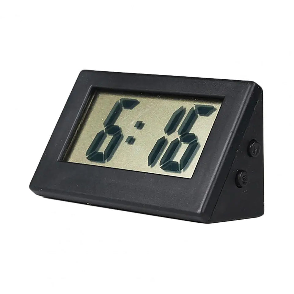 Electronic Clock Car Dashboard Student Exam Study Mini LCD Display Large Screen Table Desk Digital Clock Home