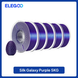 ELEGOO 5/10KG Silk Filament PLA 1.75mm 3D Printer Filament for FDM 3D Printers Elegoo PLA for Elegoo Centauri Carbon