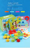 Children's Early Learning Puzzle Interactive Toys, Mushroom Nail Game, Intelligence Puzzle, Color Recognition