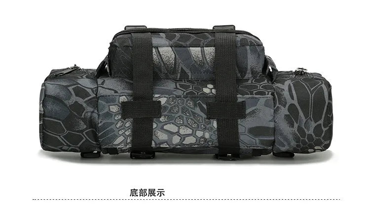 Outdoor Hiking Waist Bag 600D Waterproof Oxford Climbing Shoulder Bags Fishing Camping Hiking Pouch Chest Bag