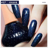 New Oily Gel Nail Polish Glitter Sparking Autumn Winter Milk Coffee Color Varnish No Bake Quick Dry Nail Art Salon Nail Polish