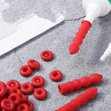 Caulking Tube Caps Sealer Glass Covered Latex Material Head Covers for Sealing and Preserving