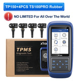 XTOOL TP150 WiFi TPMS Diagnostic Tool Program TS100 Sensor Read/Clear DTCs OBD2 TPMS Activate & Relearn All Sensors Free Update