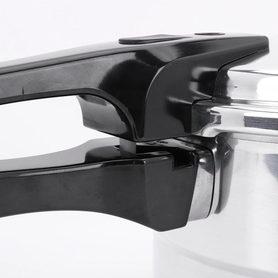 Aluminum Pressure Cooker with Steaming Plate Pressure Cooker Household Stovetop Pressure Canner for Gas and Induction Stoves