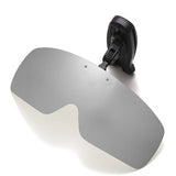 SU01 Fishing Sunglasses with Cap Clip Anti-UV Polarized Wine, Yellow, Gray, Black, Dark Green Coffee especially for Wore Glasses