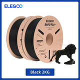 ELEGOO RAPID PLA+ Filament 1.75mm, 3D Printer Filament, Support 30-600mm/s Printing Speed, Compatible with Most FDM 3D Printers