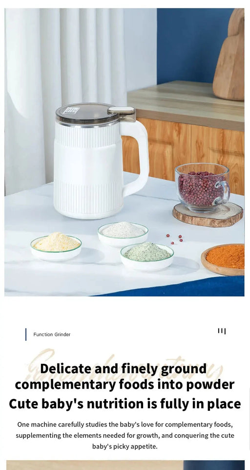 Electric Coffee Grinder Food Processors Spice Grain Mill Baby Food Coffee Bean Mixer Grinder 300W Blender for Home and Kitchen