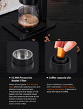 IKAPE Portable Coffee Machine Fit Capsules Ground Coffee Handheld Coffee Maker Manually For Camping Hiking No Heating Function