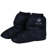 1 Pair Practical Warm Foot Covers Lightweight Shoe Covers Anti-scratch Windproof Winter Warm Down Footwear
