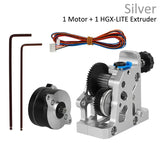 Dual Gear Extruder HGX-LITE-Extruder Hard Steel Reduction Gear With High Speed Motor for CR10 CR 10S Ender 3 V2 3D Printer Parts