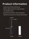2025 New Milk Foamer Bincoo Coffee Frother Rechargeable Handheld Coffee Milk Electric Handle Blender Egg Beater Espresso Tool