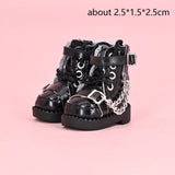 1 Pair Doll Boots Ob11 Shoe Baby New OB11 Shoes Doll Shoes 1/12 Shoes BJD Doll Boots