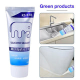 120ml Multipurpose Silicone Sealant Waterproof Caulk Seal Mouldproof Fast Drying Adhesive Glass Glue For Bathroom Kitchen