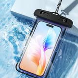 New IPX8 Waterproof Phone Pouch Transparent Touchable Floating Phone Waterproof Bag for Beach Underwater Photography Phone Cover
