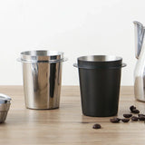 Coffee Dosing Cup 51/54/58mm Coffee Bean Measuring Cups Stainless Steel Replacement Cafe Barista Tool for Espresso Machine