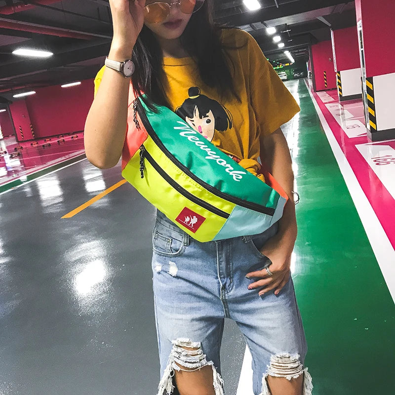 Unisex Waist Bag Fanny Pack Fashion Bags For The Belt Multifunction Chest Bag Banana Packs Hip Hop Bum Package Crossbody Pack