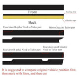 Car Windows Seal Weatherstrip Sealing Strips Edge Trim For Cars Door Glass Window Rubber Seal Automobile Strip Auto Rubber Seals