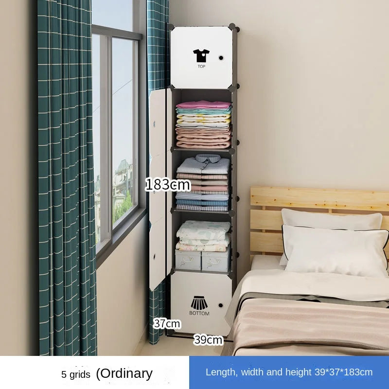 Clothes Folding Cabinets Locker Dustproof Foldable Simplicity Children Wardrobe Bedroom Furniture Organizador De Zapatos