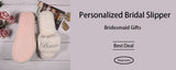 Personalized Bridal Slipper Bridesmaid Gifts Wedding Bridesmaid Fluffy Bachelorette Fluffy Slippers birthdays Christmas Gifts