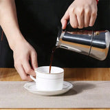 12Cup Coffee Maker Stainless Steel Espresso Maker 600ML Moka Pot Espresso Maker For Home Kitchen Camping Coffee Pot