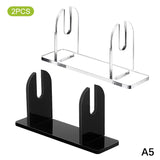 〔W〕1/2pcs Acrylic Fan Display Stands Foldable Fan Stand Holder Space-Saving Desk Organizer For Japanese & Chinese Hand Fans