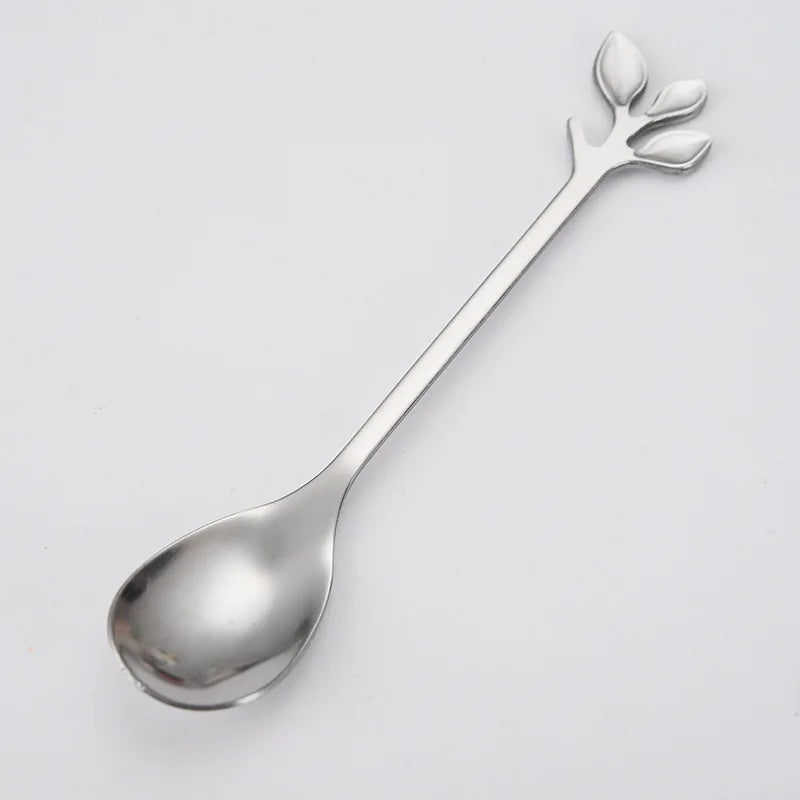 6Pcs Stainless Steel Tea Forks Gold Silver Cake Fork Snack Salad Coffee Fruit Fork Mirror Cutlery Tableware Set Kitchen Utensils