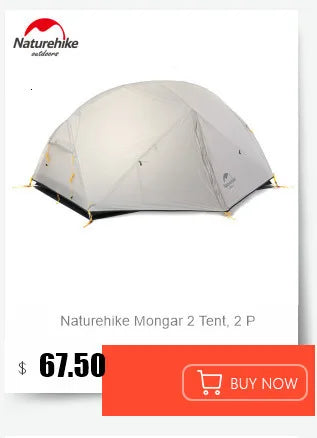 Naturehike 2025 New CloudUP Base Tent Outdoor Single and Double Hiking Lightweight Equipment Overnight Tent
