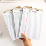 1pc to Do List Notepad, Undated Daily Planner Notepad with to Do List Notebook Checklist Planner Spiral Cover Notepad