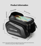 Bicycle Bag Touch Screen Phone Case Holder Large Capacity Top Frame Tube Bag MTB Road Bike Bag Phone Case Cycling Accessories
