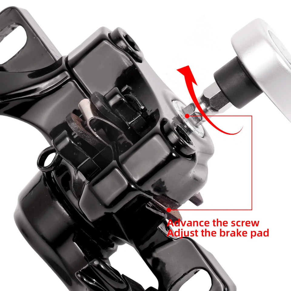 Bicycle Disc Brake Aluminum Alloy Mechanical Wire Pull Disc Brake MTB Bike MT200 160/180MM Caliper Hydraulic Disc Brake