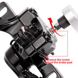 Bicycle Disc Brake Aluminum Alloy Mechanical Wire Pull Disc Brake MTB Bike MT200 160/180MM Caliper Hydraulic Disc Brake