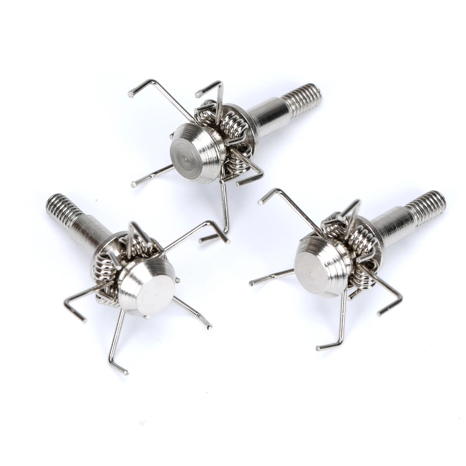 3pcs Hunting Broadhead 100gn-150gn ArrowHead Arrows Points for Compound Recurve Traditional Bow Crossbow Hunting Archery Outdoor