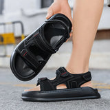 Summer Trendy Beach Sandals Casual Slip on Slippers, Lightweight Breathable Non Slip Soft Sole for Daily Casual Walking