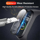 3Pcs 9D Protective Film For Xiaomi Mi Band 10 9 Full Cover Screen Protector on Mi Band 8 Miband 7 6 5 4 Mi Band Films Not Glass