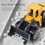 6pcs/set Alloy Engineering Truck Toy Car Classic Construction Model Vehicle Loader Tractor Excavator Toys for Boys Gifts