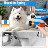 36W Professional Dog Clipper Cat Hair Trimmer Pet Grooming Kit Adjustable Clipper Comb & Detachable Blades Trimmer