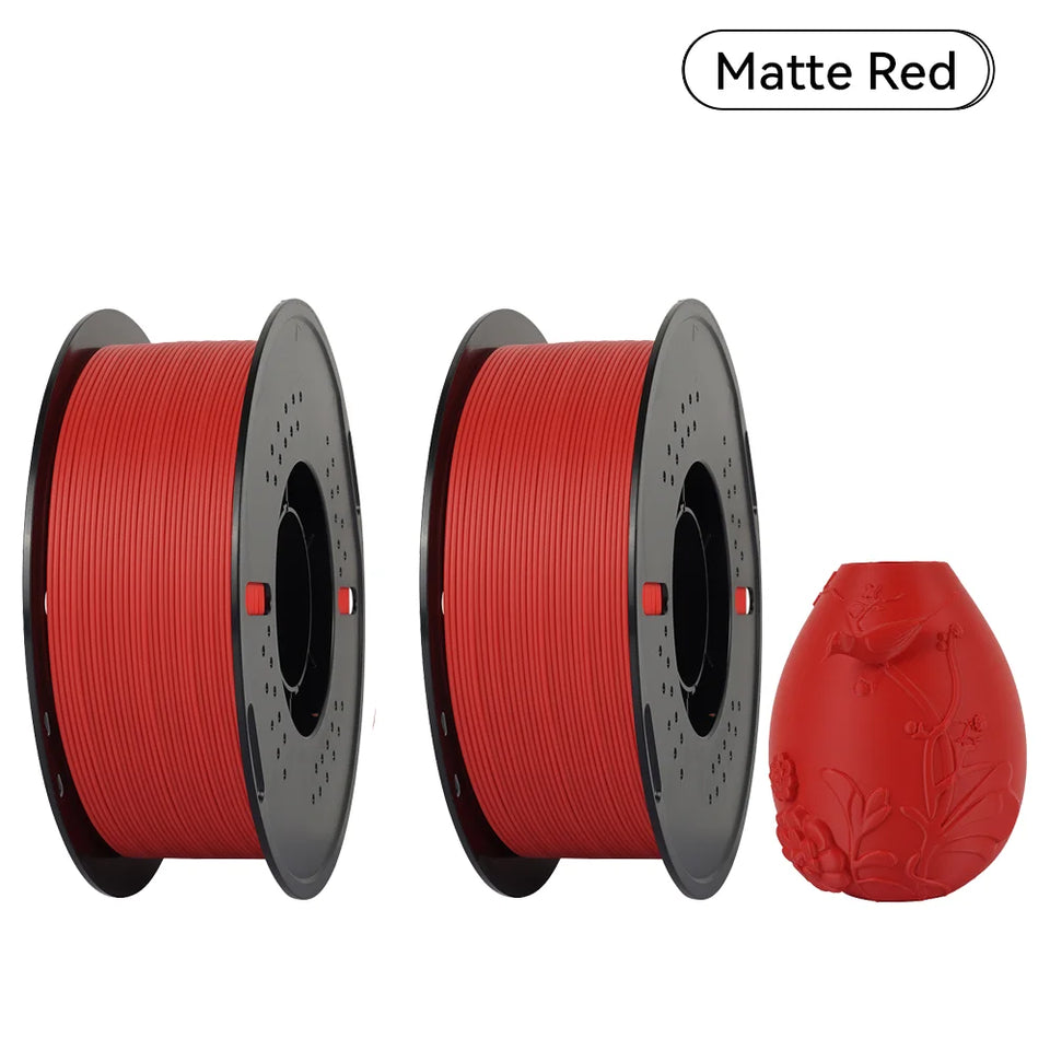 KINGROON 3D Printer Filament PLA Matte Filament 1.75mm 1KG 2KG 3KG High Precision No Bubbles 3D Printer Materials