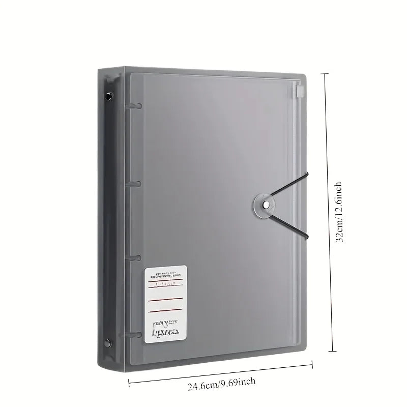 Waterproof Zipper Binder for Important Documents Birth Certificates Secure Storage Family Safety Organizer