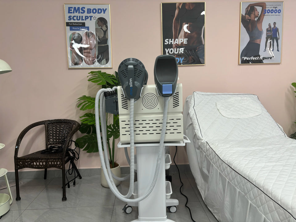 RF EMS Body Sculpting  Machine 6500W Sculpt Muscle Stimulation Abdominal Burning Fat Slimming Electromagnetic Weight Loss