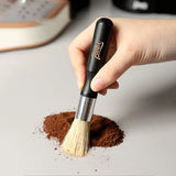 Vintage Coffee Brush Grinder Cleaning Tool Retro Barista Espresso Machine Cleaner Solid Wood Brush Coffee Machine Accessories