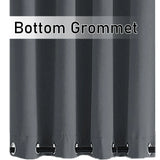 Patio Outdoor Curtain Waterproof Thermal Insulated Double Grommets Sun Block Windproof Window Curtains For Garden Drapes Porch