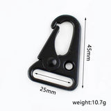 5/10Pcs 20/25/32/38mm Metal Buckle Bag Strap Lobster Clasp Backpack Webbing Dog Collar Trigger Snap Hook DIY Hardware Accessory