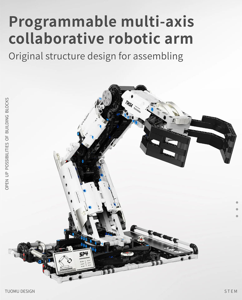 Robotic Arm Building Blocks Programmable Remote Control toys STEM Learning Cultivation of interest in mechanical engineering