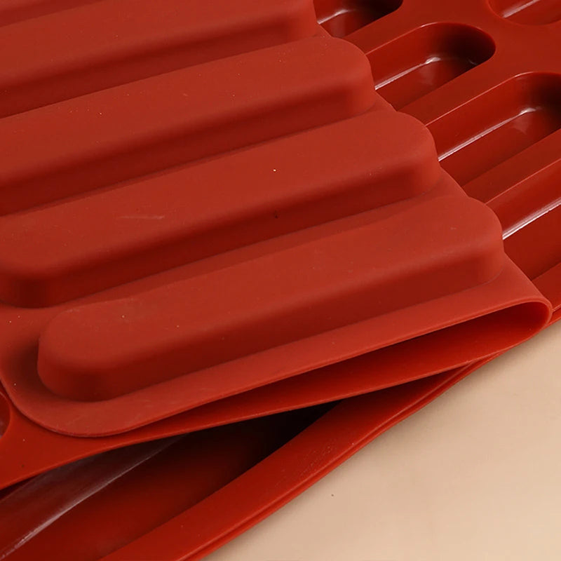 Commercial Silicone Tiramisu Finger Cookies Mold Non-Stick DIY Baking Tools for Household High-Temperature Resistant 15-Diy